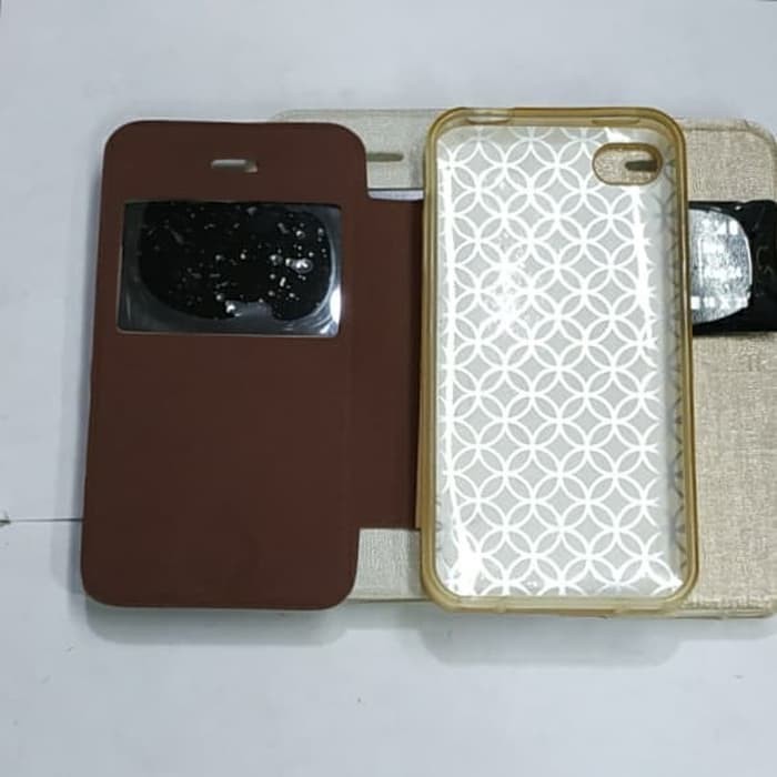 IPHONE 4G / 4GS sarung flip cover ume/ sarung model buku