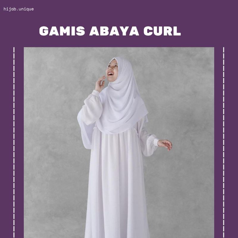 GAMIS ABAYA CURL hijab Alila