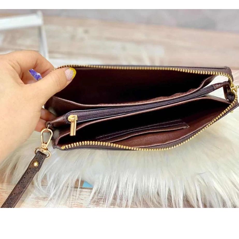 Stok terbatas.. Dompet 3300 ( ASLI IMPORT ) SUPER PREMIUM 3 Ruang dompet wanita Pouch Coach clutch 6