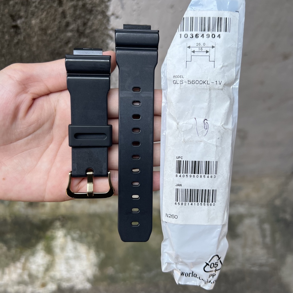 Strap tali jam tangan casio g-shock GLS-5600KL 1 original band GLS 5600KL