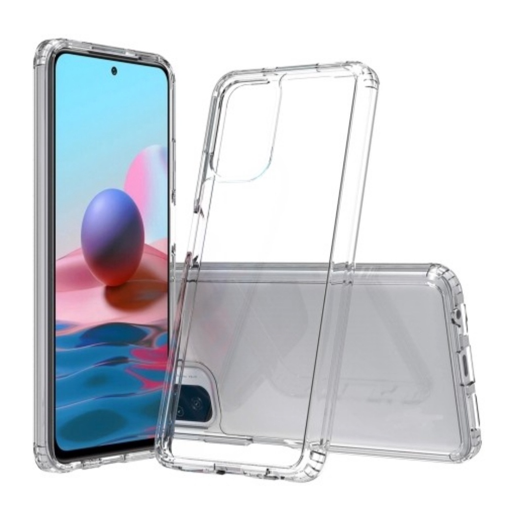 CLEAR CASE ACRYLIC Xiaomi Redmi note 10 PRO Note 9 pro Poco X3 pro Anti Impact Crack Bening