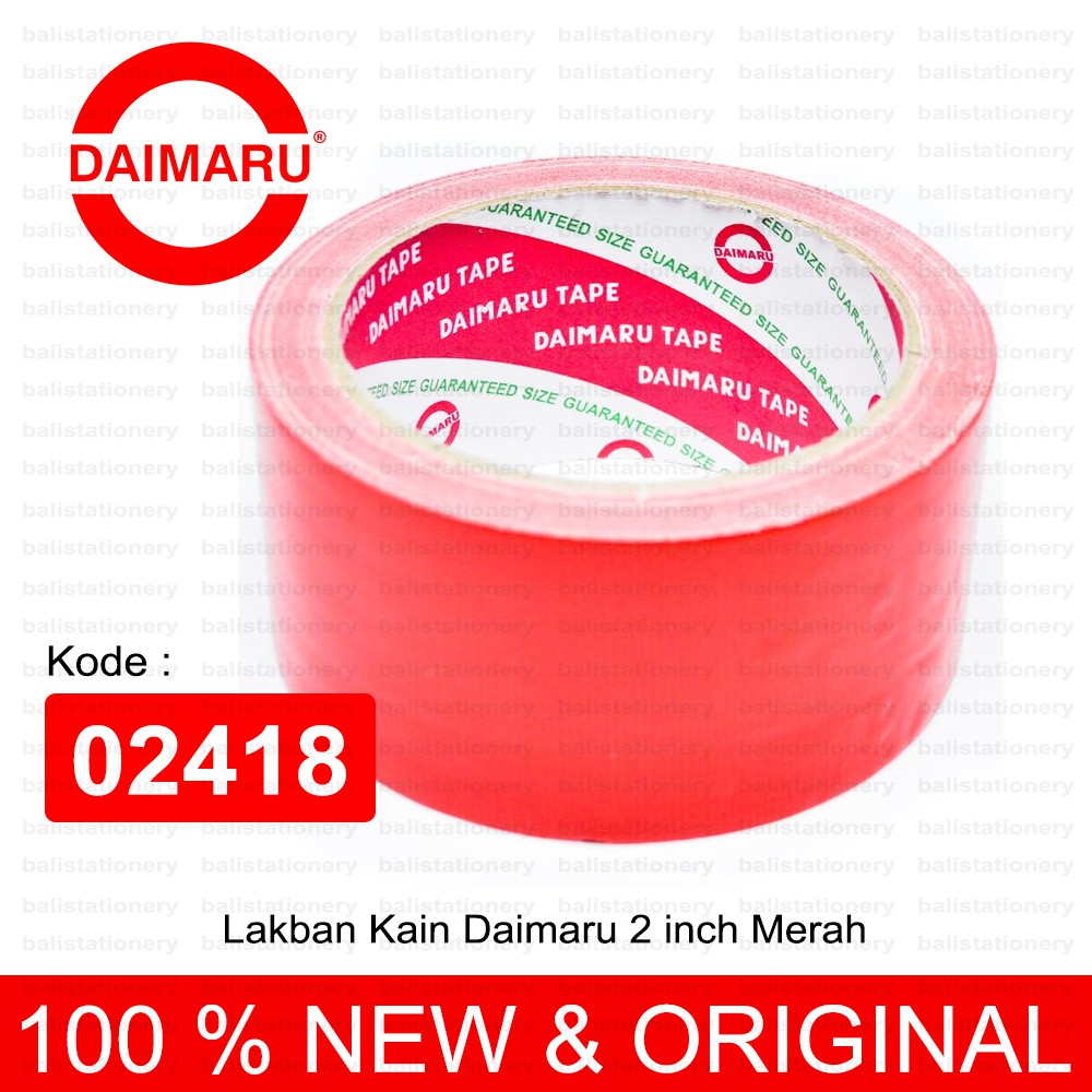 

Lakban Kain Daimaru 2 inch Merah