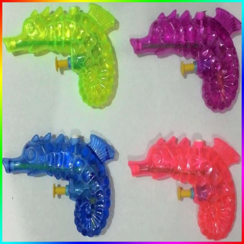 pistol air bentuk kuda laut water gun seahorse tembak senapan bedil