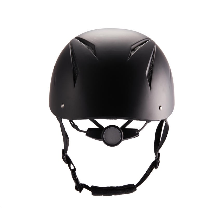 HELM BERKUDA FOUGANZA 100 &amp; 500 PRODUK IMPORT ORIGINAL FAOUGANZA HORSE RIDING HELMET HITAM