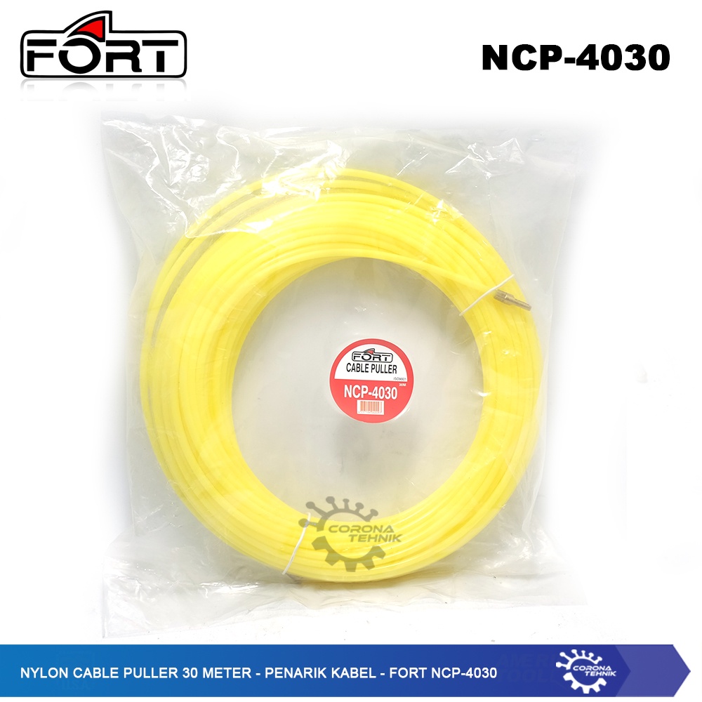 Penarik Kabel - Fort NCP-4030 - Nylon Cable Puller 30 Meter