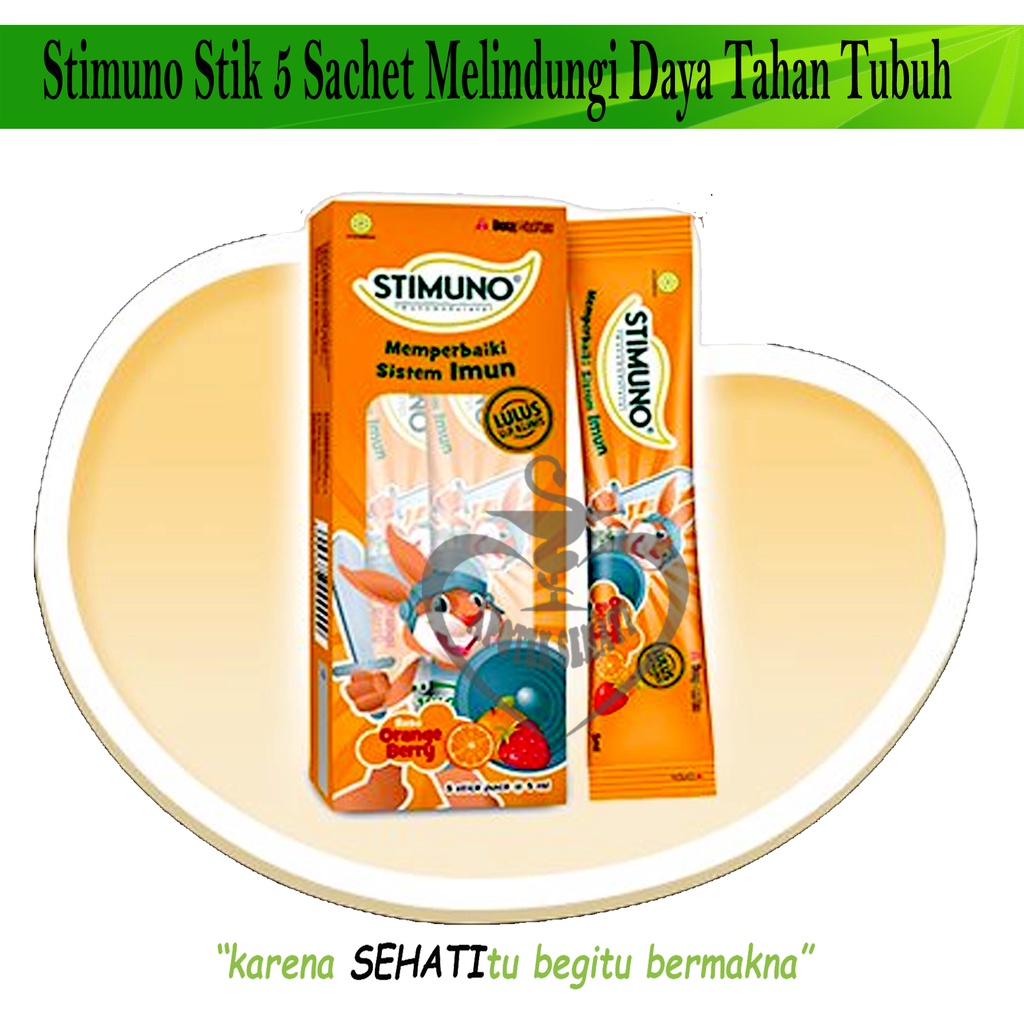 Stimuno Cair Stik 5Ml Daya Tahan Tubuh Anak Per Box Isi 5 Sachet