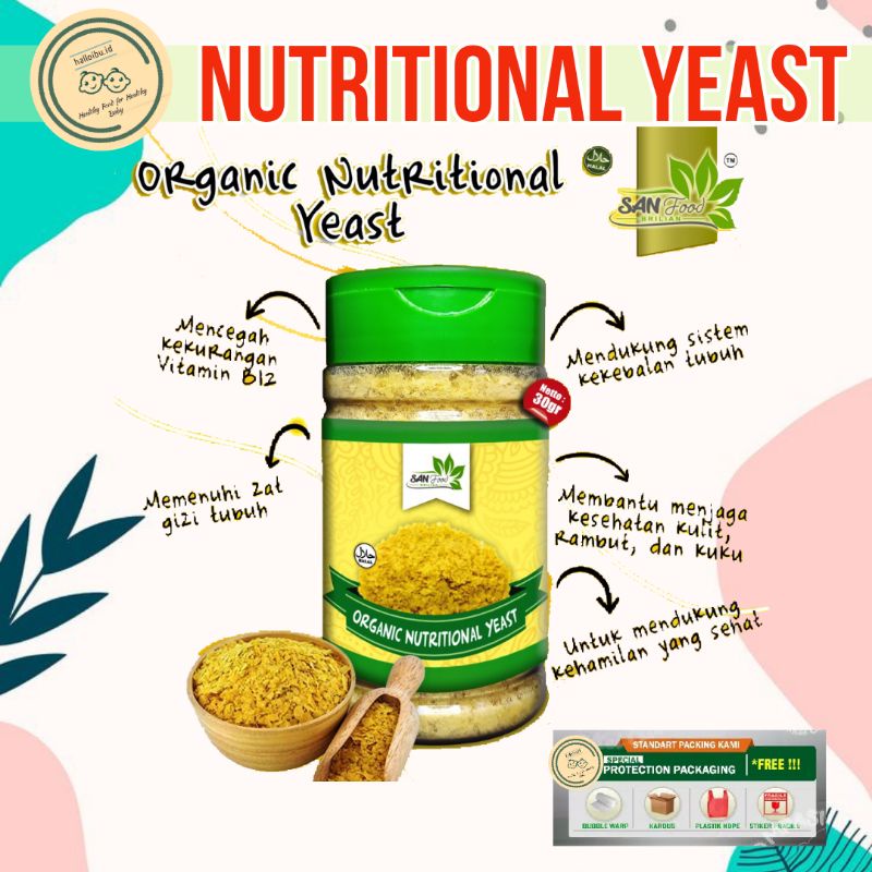 

Nutritional Yeast Organic 30 gr / MPASI bayi
