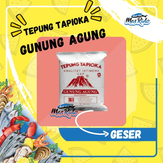 

Tepung Tapioka Aci Tepung Sagu Tepung Cap Gunung Agung Tapioca Flour