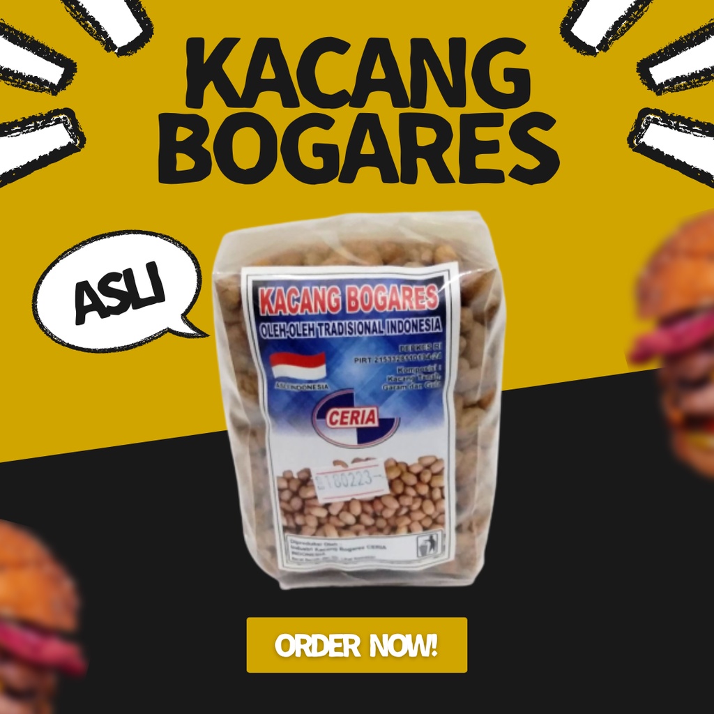 

Kacang Bogares CERIA Original 250 Gram.