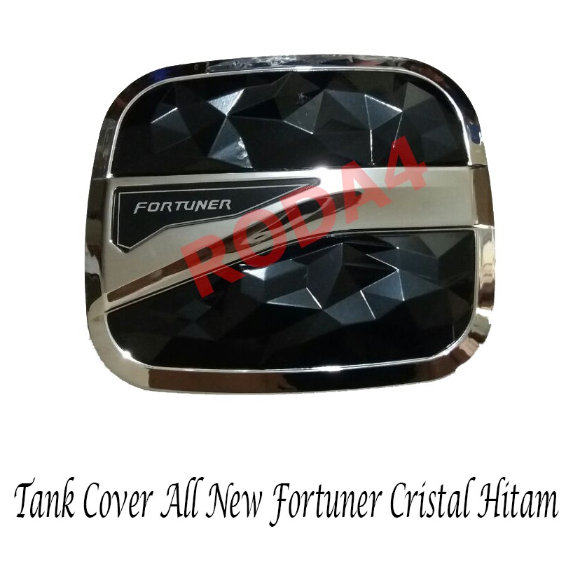 Tank Cover  Tutup Bensi All New Fortuner 2016 Up Cristal Hitam