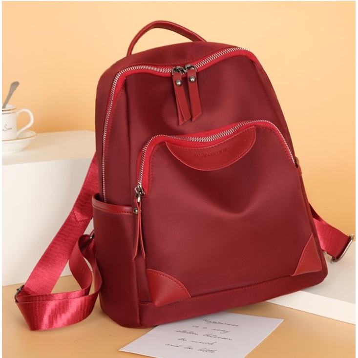 Tas Ransel Wanita Tas Import Fashion Korea Tas Punggung Kerja Sekolah Jalan Jalan Cewek Backpack Women Nilon Azgalery T245