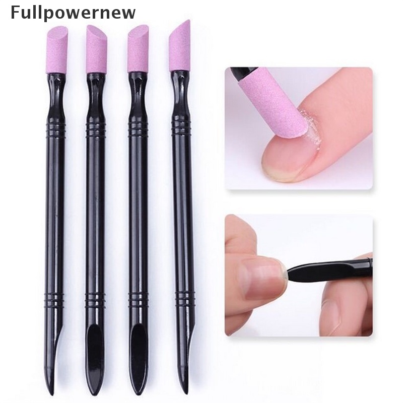 [FULL] 1PC Nail Art Quartz Pusher Cut Tool Manicure Stone Polish Stick Grinding Rod