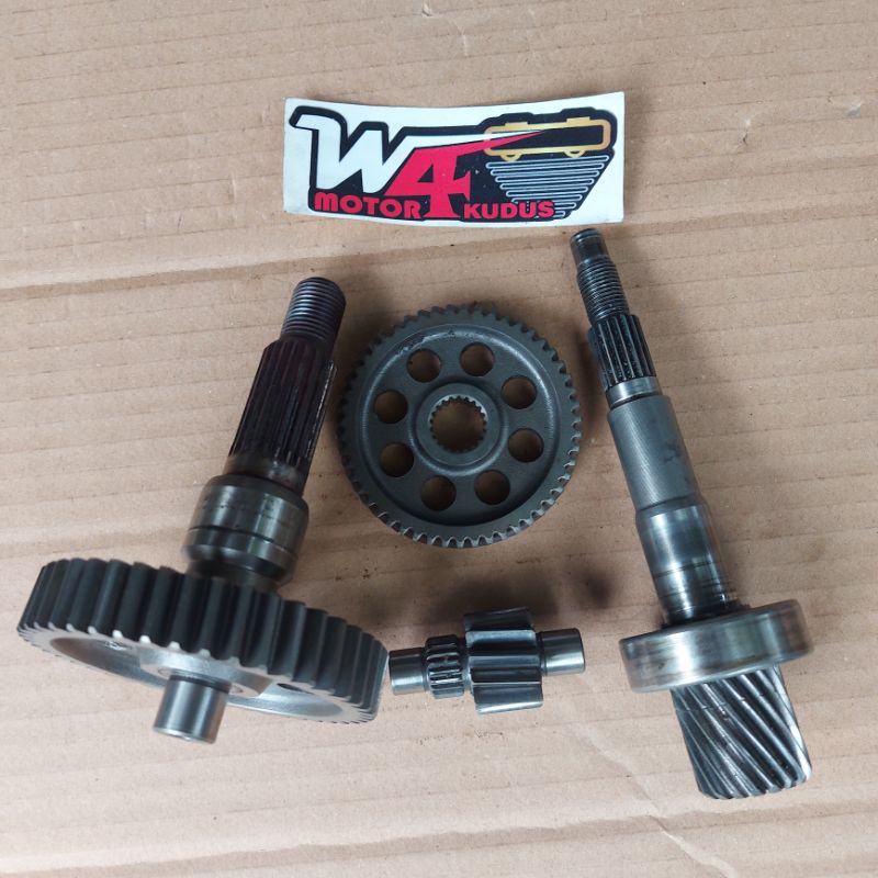 RASIO GEARBOX GIGI GARDAN TRANSMISI VARIO 110 KARBU VARIO TECHNO 110 KARBU ORIGINAL