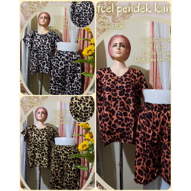 Stelan celana pendek //Setcel Pendek kancing //Babydol Rayon Bali //Babydol kancing //Setcel busui