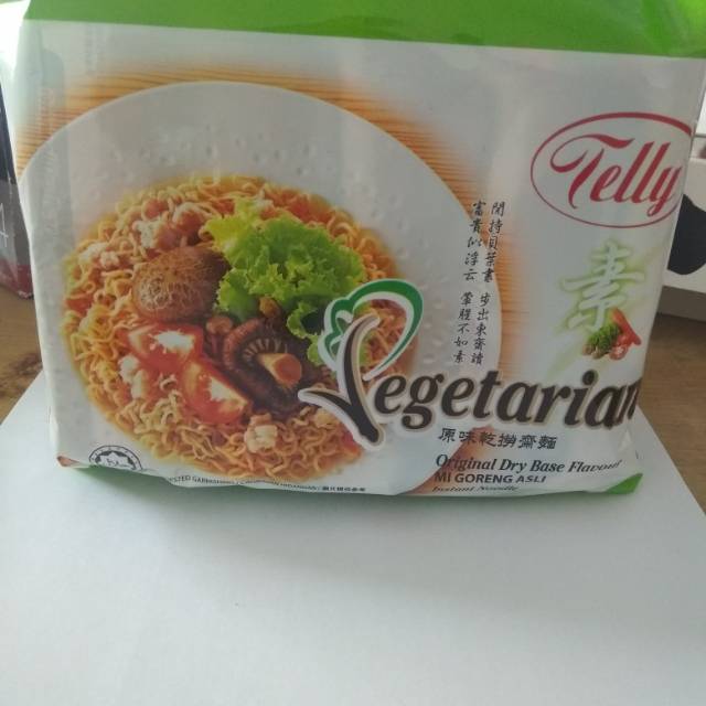 

Mie Telly vegetarian goreng isi 5pcs