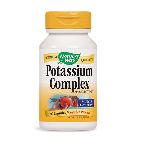 Natures Way Potassium Complex 99 mg 100 Cap Nature Way Potasium