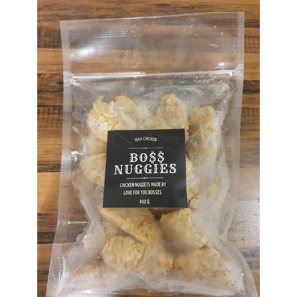

Nugget Daging Ayam Boss Nuggies Chicken Nuggets 400 Gr Frozen Food