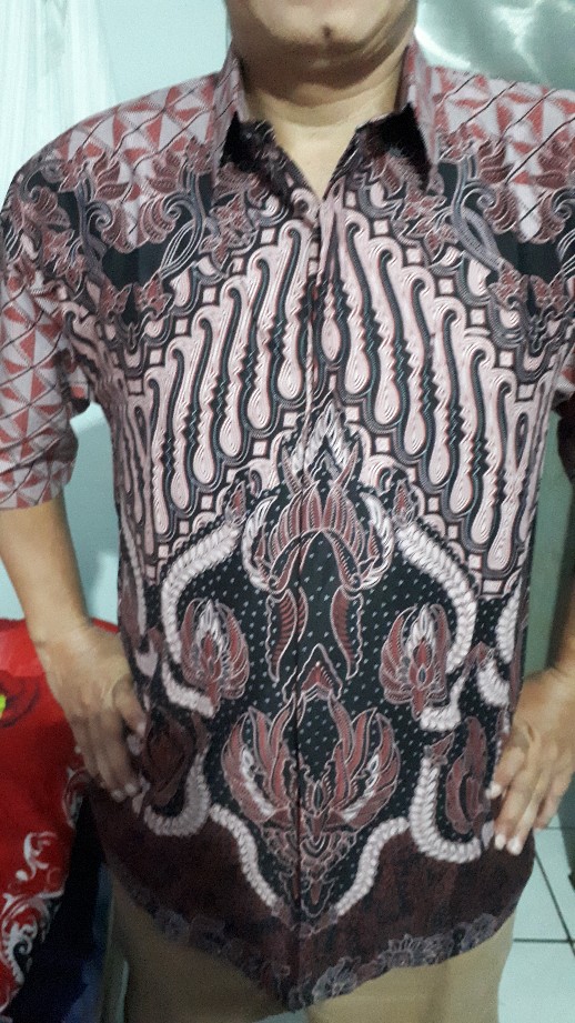 Setyaning Ati Kemeja Batik Pria Bahan Katun Halus Full Furing By Aljaya Batik