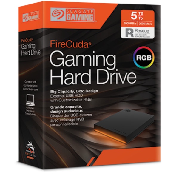 Seagate FireCuda Gaming HDD USB3.2 Hardisk Eksternal