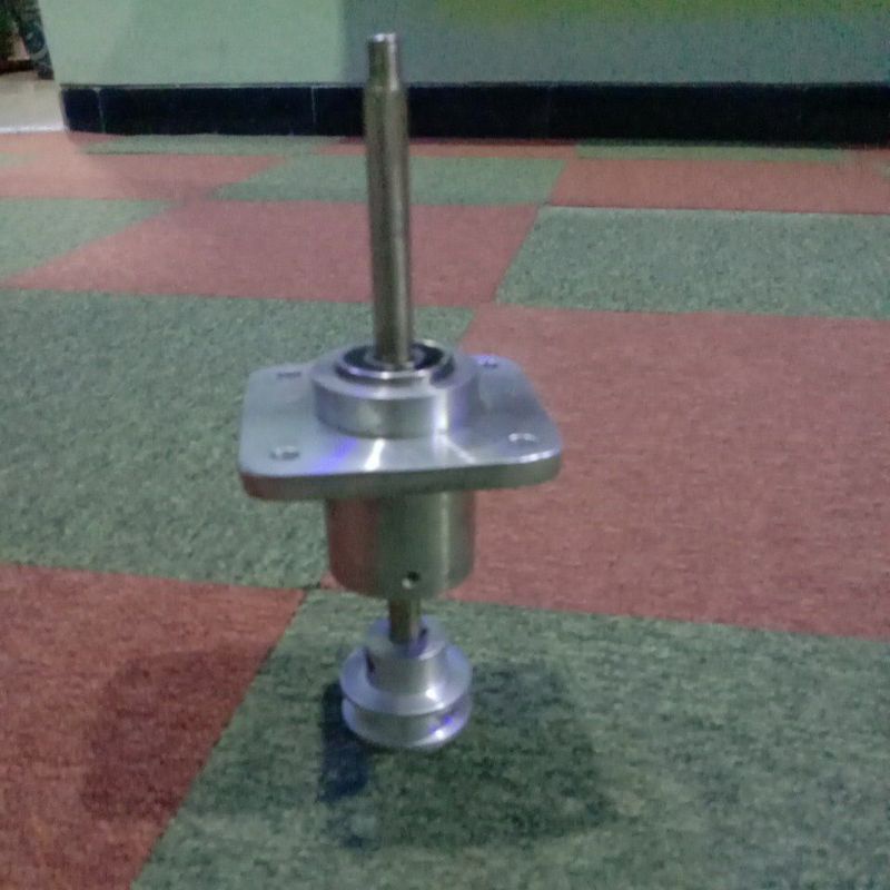 paket lengkap sparepart mesin Harumanis (as, Doble laker, dudukan laker, dudukan laker, dan Puli)