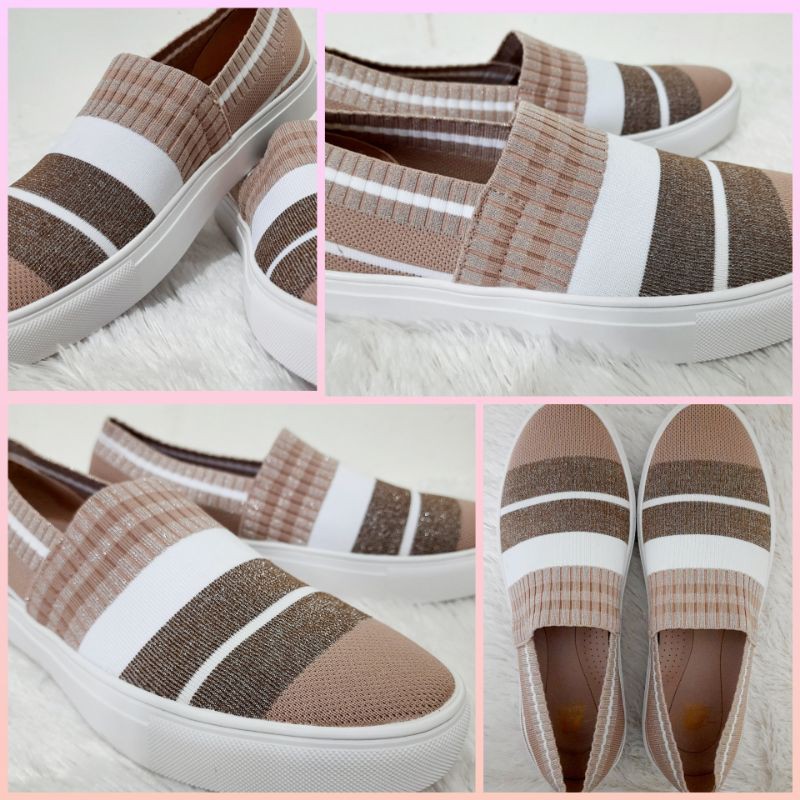 sepatu slip on casual/ sepatu murah wanita slip on/ sepatu bata murah