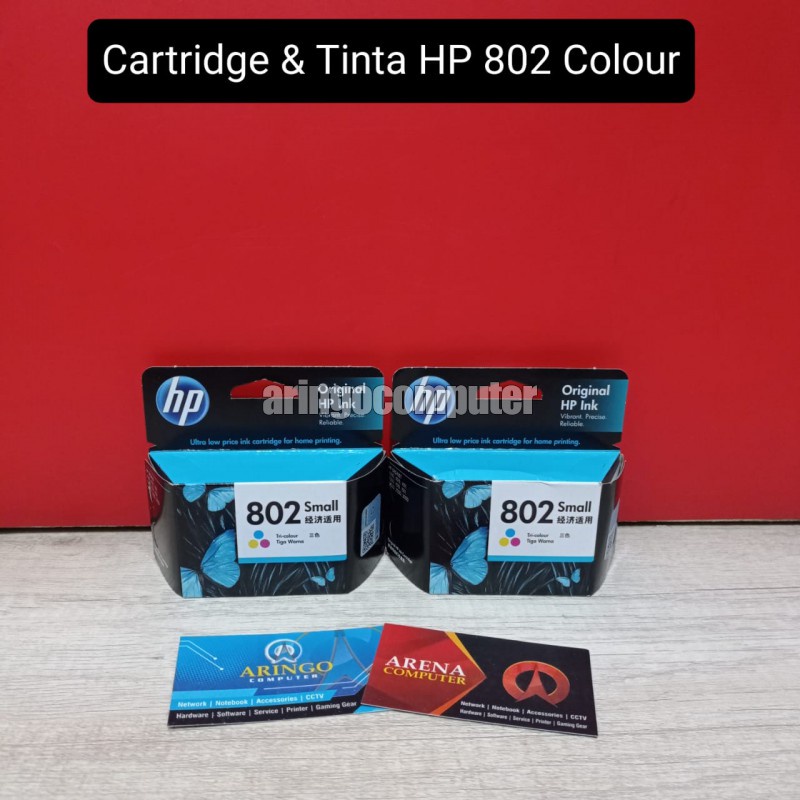 Cartridge &amp; Tinta HP 802 Colour