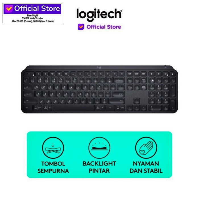 Keyboard Logitech MX Keys Advanced Wireless Backlit