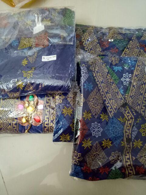 Sarimbit Keluarga/ Family Batik Rok N Blus Wanita Marimar Prodo Biru