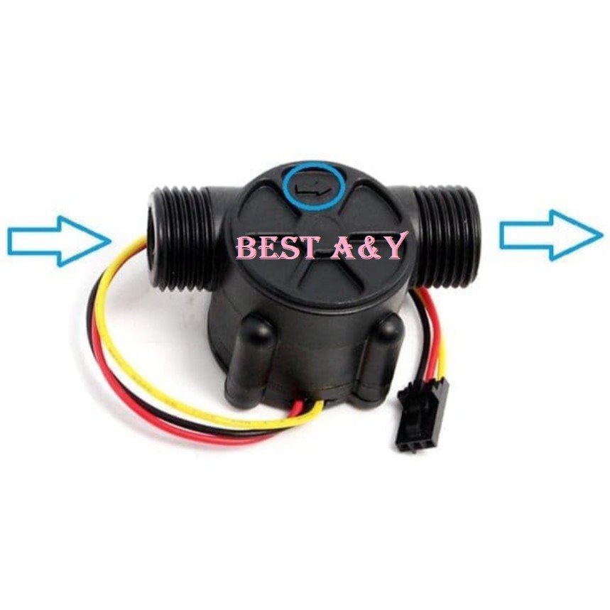 Water Flow Sensor FS300A Setengah Inchi Control 1 sampai 30 Liter per menit Flow Meter Arduino