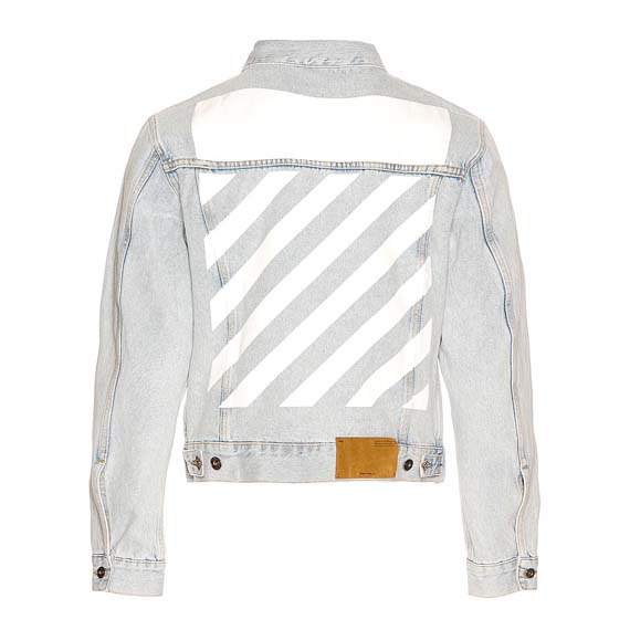 SS22 Diag Tab Slim Denim Jacket Bleach Blue 100% Authentic