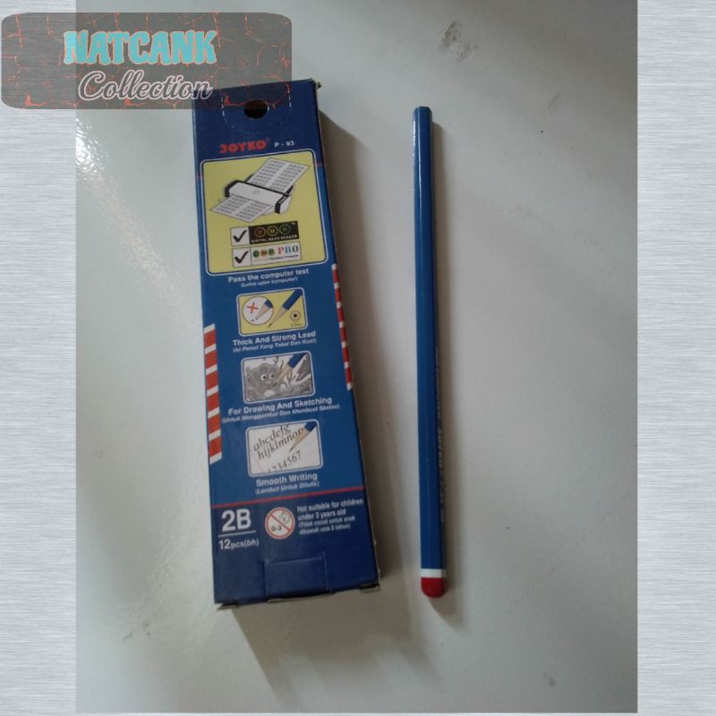 

PENSIL 2B JOYKO MOTIF BIRU