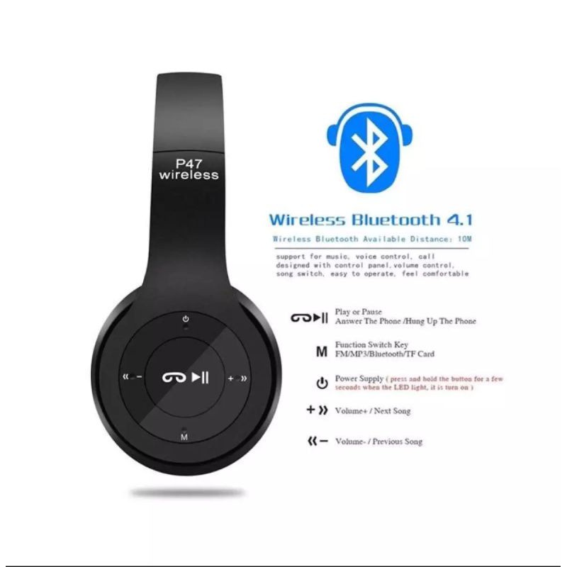 P47 headphone bluetooth
