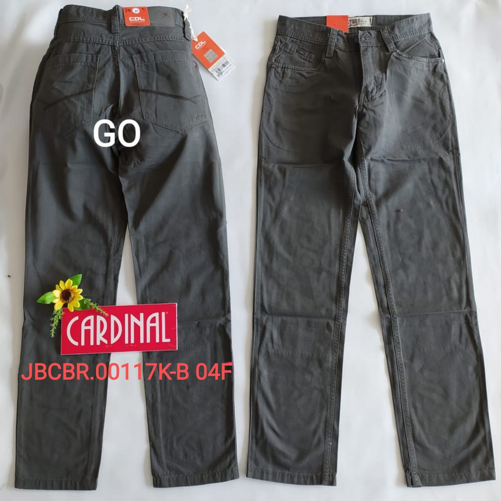 gof JBCBR CDL By CARDINAL OFFICER Celana Panjang Casual Chino Pockets Reguler Original Katun Bermuda