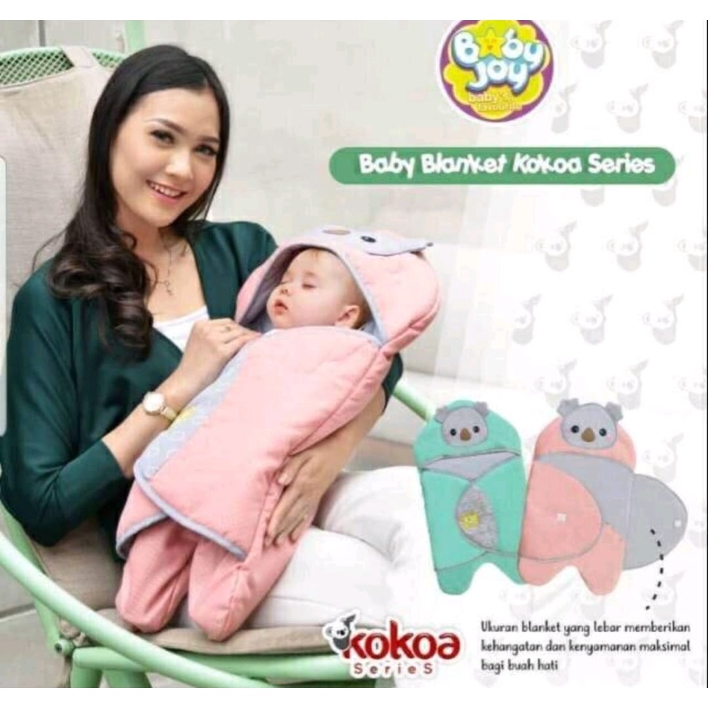 Blanket bayi babyjoy kokoa bonnie series/Selimut bayi empuk/ Perlengkapan tidur bayi / Baby gift