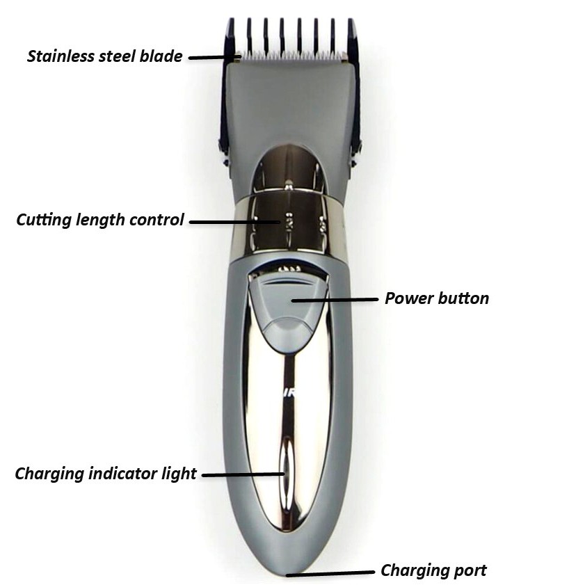 Electric Shaver Alat Cukur Potong Rambut Jenggot Elektrik KAIRUI HC001