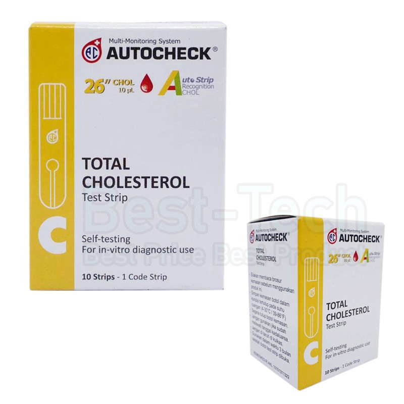 Strip Kolesterol Autocheck Test Strip Blood Cholesterol