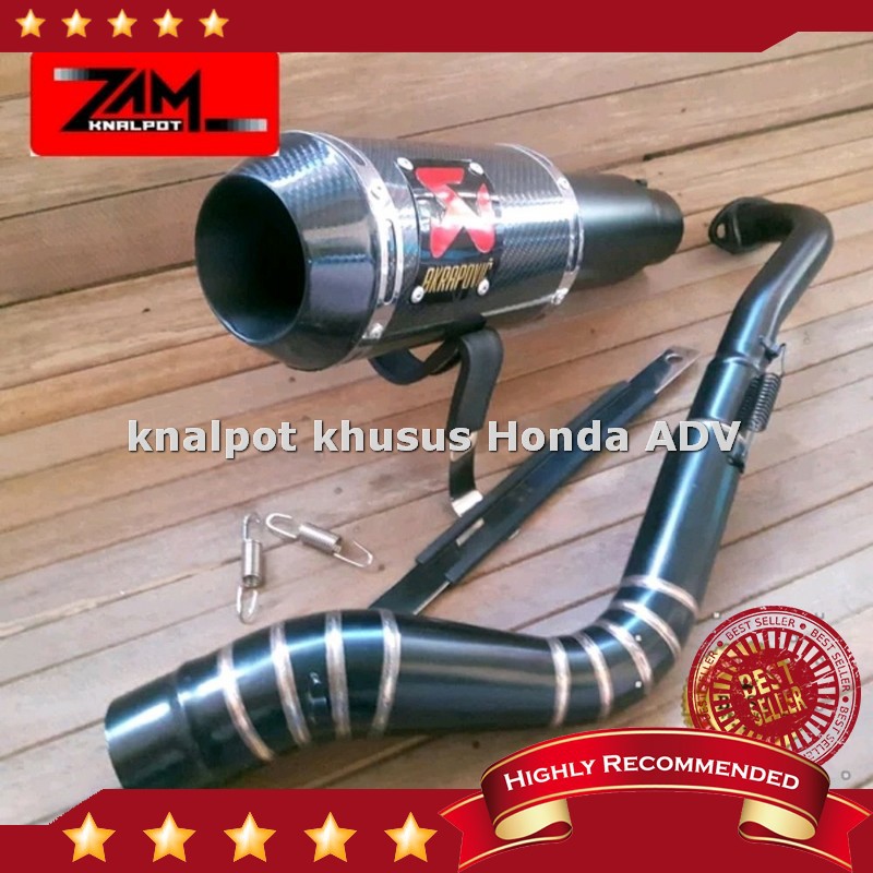 Harga Knalpot racing akrapovic gp lorenzo honda adv 150 vario 150 pcx 150 nmax aerox