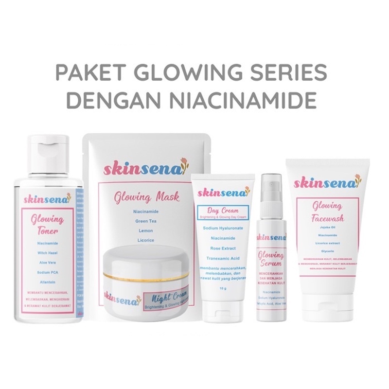 (CLEARANCE SALE) Skinsena Brightening &amp; Glowing Series(Day Cream/Night Cream/ Facial Wash/Body Lotoin/Serum/Toner)