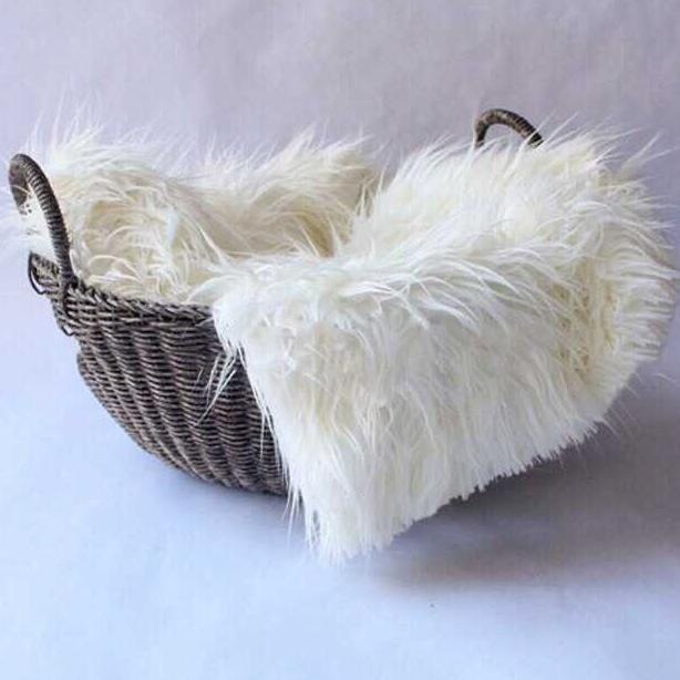 Baby Props - Karpet Bulu Foto Bayi Fur Blanket