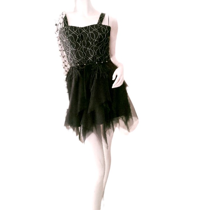 GAUN PESTA TUTU SUSUN KOREA STYLE