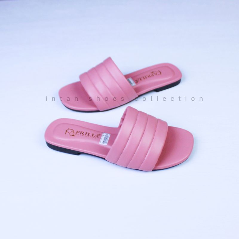 Sandal selop wanita kekinian/sendal wanita remaja terbaru/slip on sandal rumah