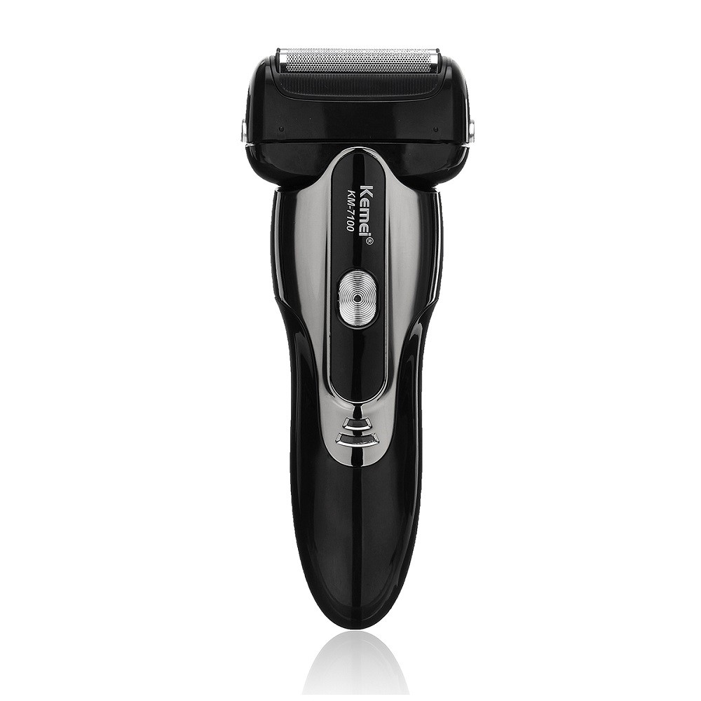 AKN88 - KEMEI KM-7100 IPX6 Waterproof Floating 3 Heads Electric Shaver Raz