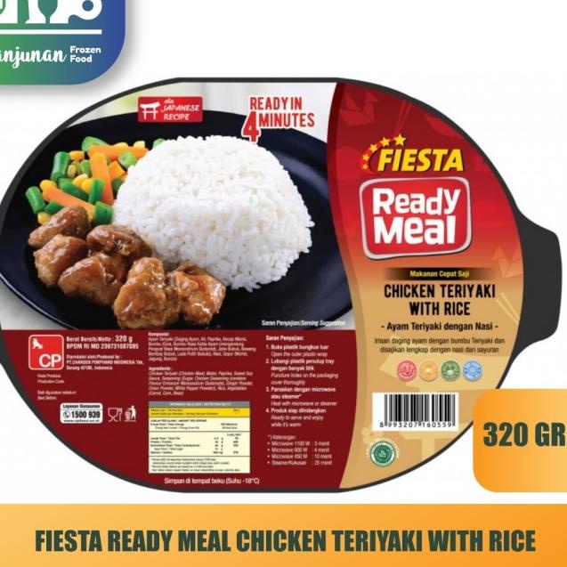 

✰ Fiesta Ready Meal Rice With Chicken Teriyaki 320GR HARGA PROMO ♦