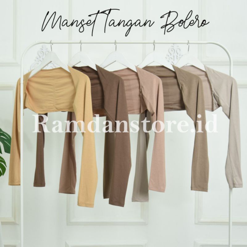 manset tangan sambung bolero anti melorot / Standar dan jumbo / manset hijab