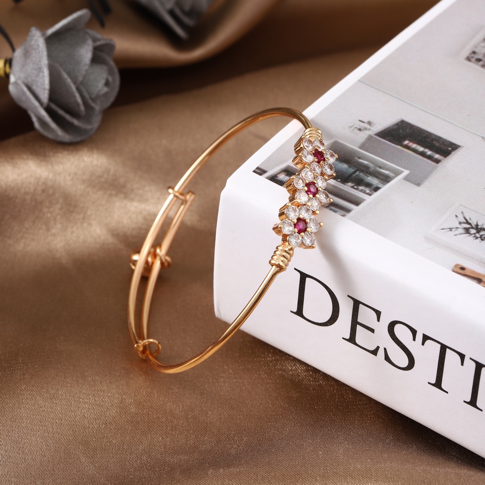 ✨D.G.C✅Gelang Anak Perempuan Titanium Anti Karat Lapis Emas Fashion Koren Style Gelang Tangan Perhiasan Murah D531