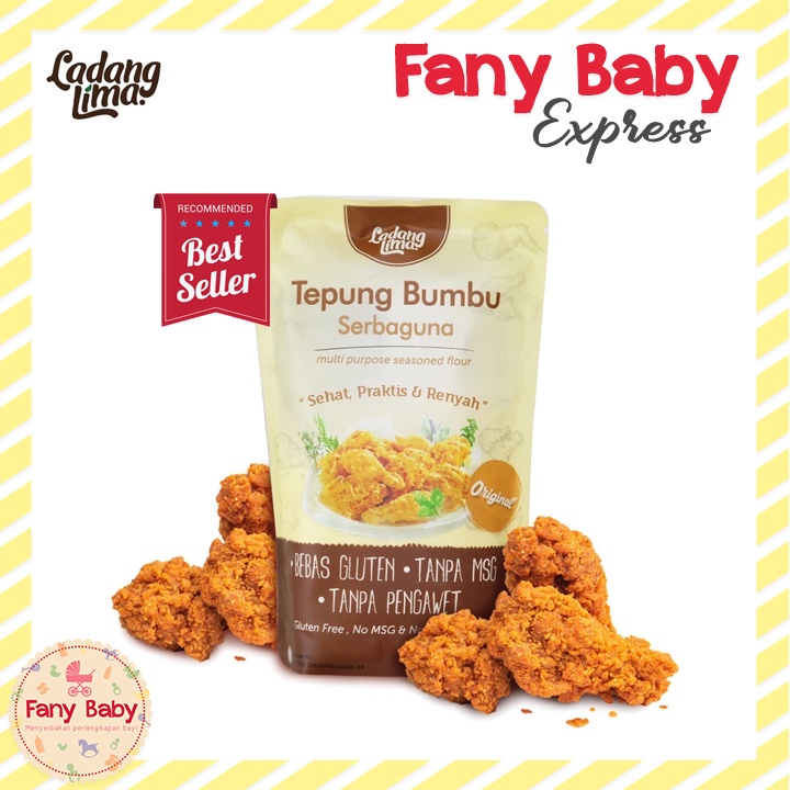 

LADANG LIMA - TEPUNG BUMBU SERBAGUNA GLUTEN FREE 150GR