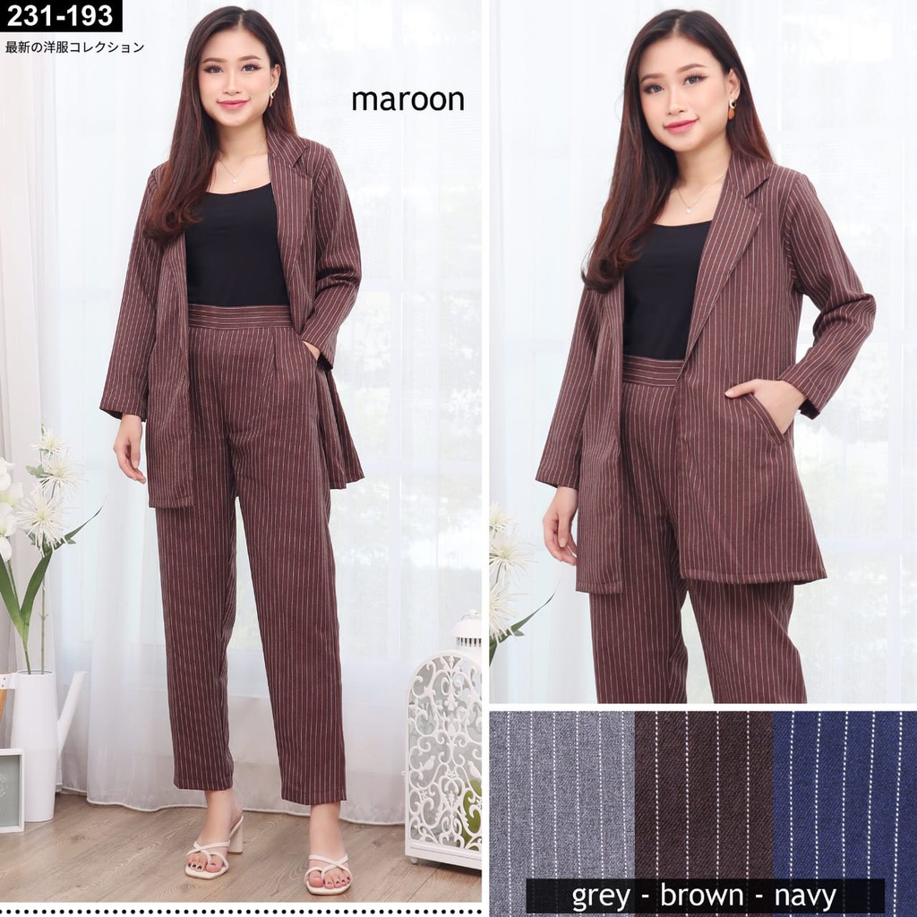 STELAN SET STRIPE SALUR BURGATI ZARA
