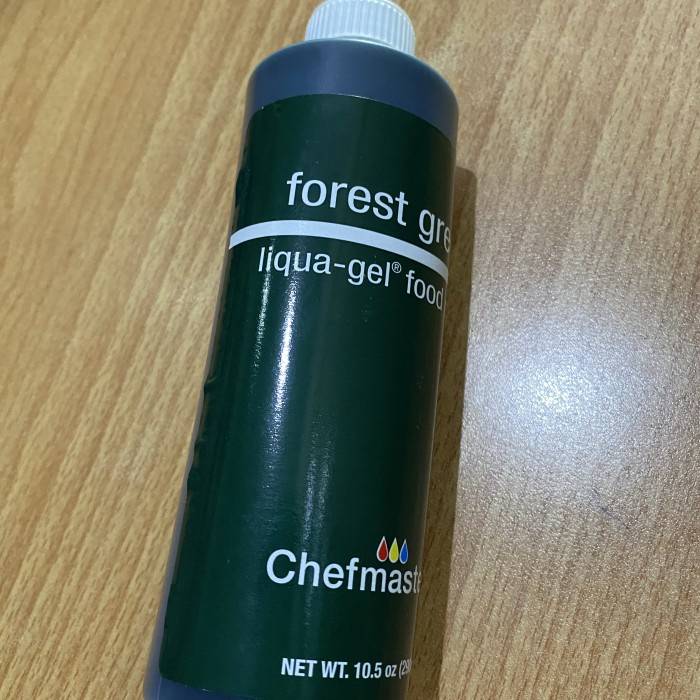 

Chefmaster 10.5oz Forest green big bottle / icing color