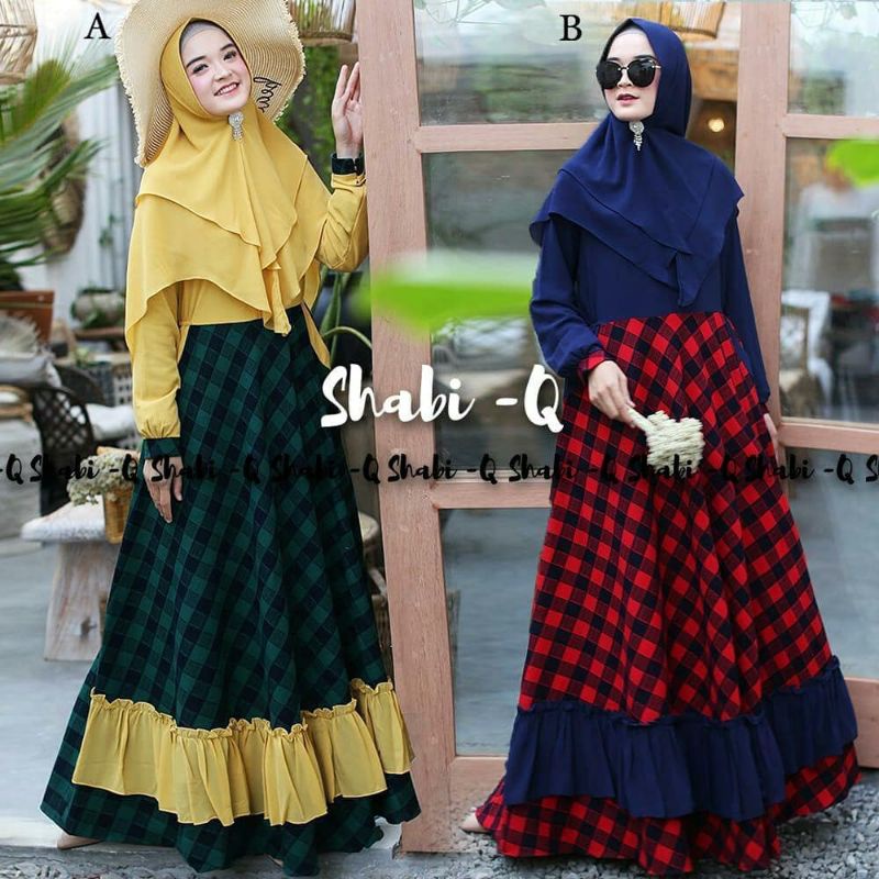 FAHRA GAMIS SET KHIMAR BY SHABI-Q