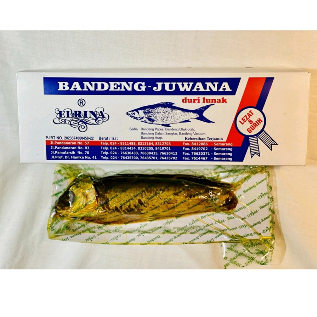 Otak-Otak Bandeng Otak-Otak Vacum Vacuum Juwana Elrina Oleh Oleh Semarang 1 ekor-1
